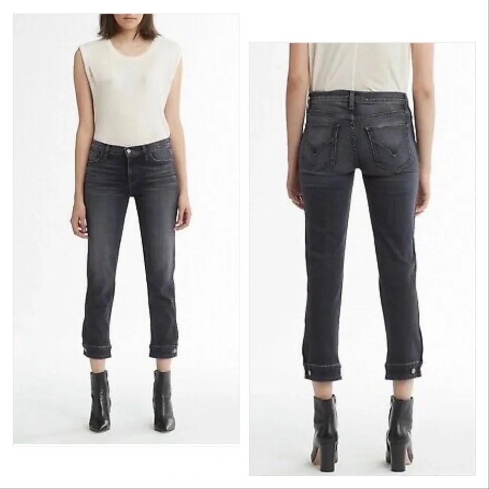 Hudson NWT Nico Ramble Crop Cuffed Cigarette Leg Jeans - Picture 3 of 16